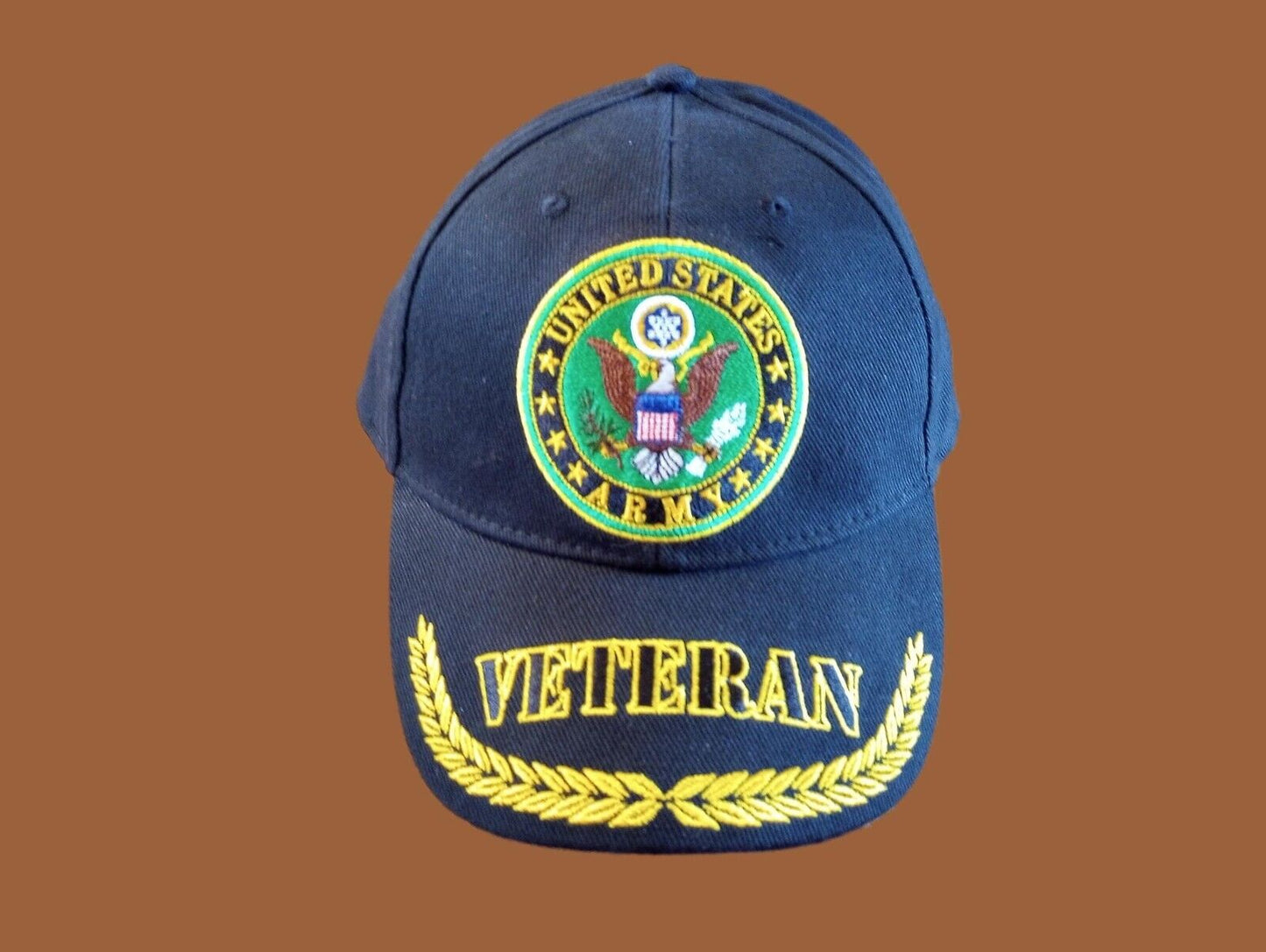 U.S Military Army Veteran Embroidered Baseball Hat U.S Army Licensed Cap