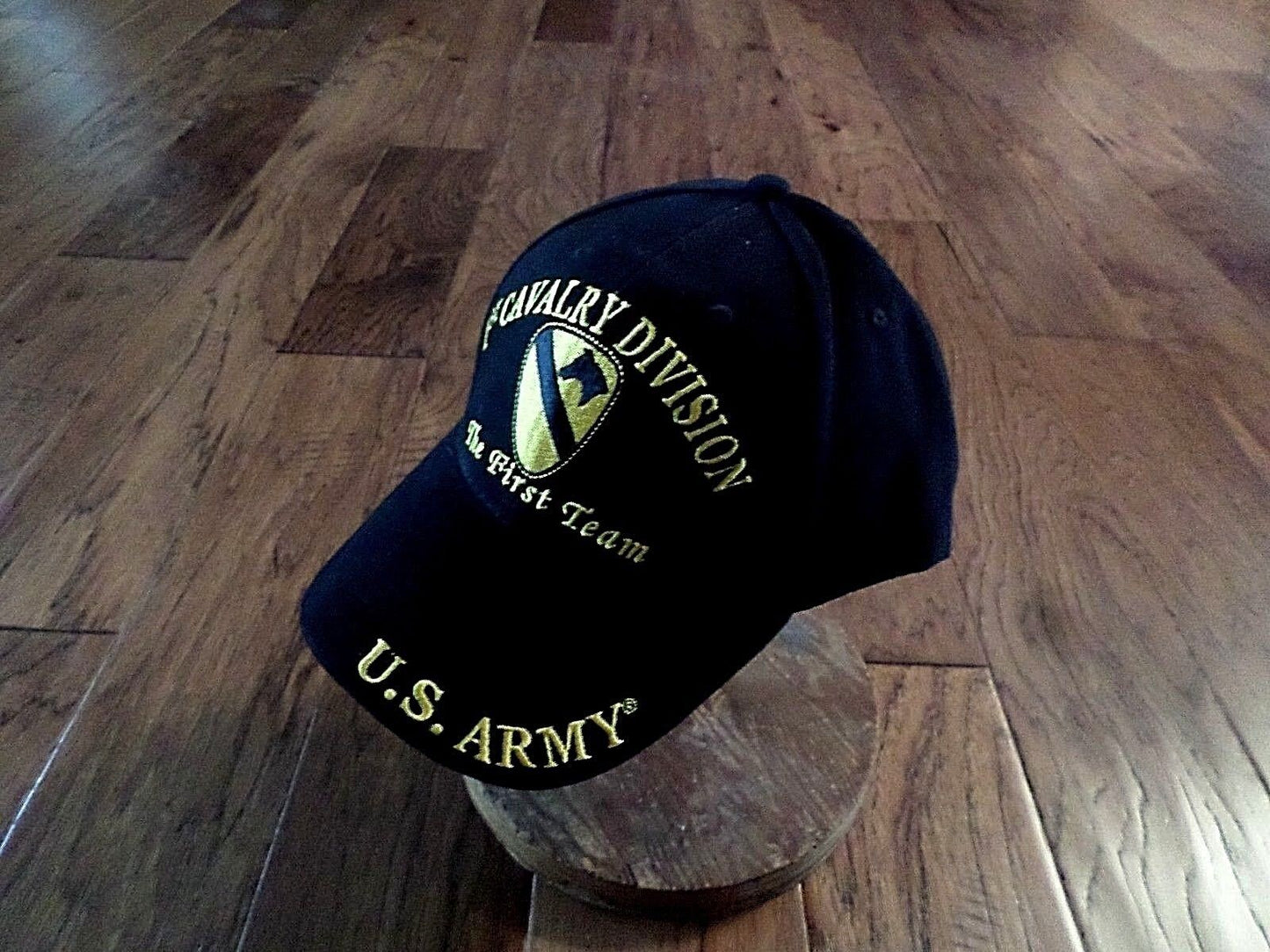 U.S. MILITARY ARMY 1st CAVALRY HAT EMBROIDERED MILITARY BALL CAP THE FIRST TEAM