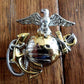 U.S MARINE CORPS EGA LAPEL HAT PIN USMC EAGLE GLOBE & ANCHOR CAP INSIGNIA LEFT