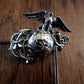 U.S MARINE CORPS EGA LAPEL HAT PIN USMC EAGLE GLOBE & ANCHOR CAP INSIGNIA LEFT