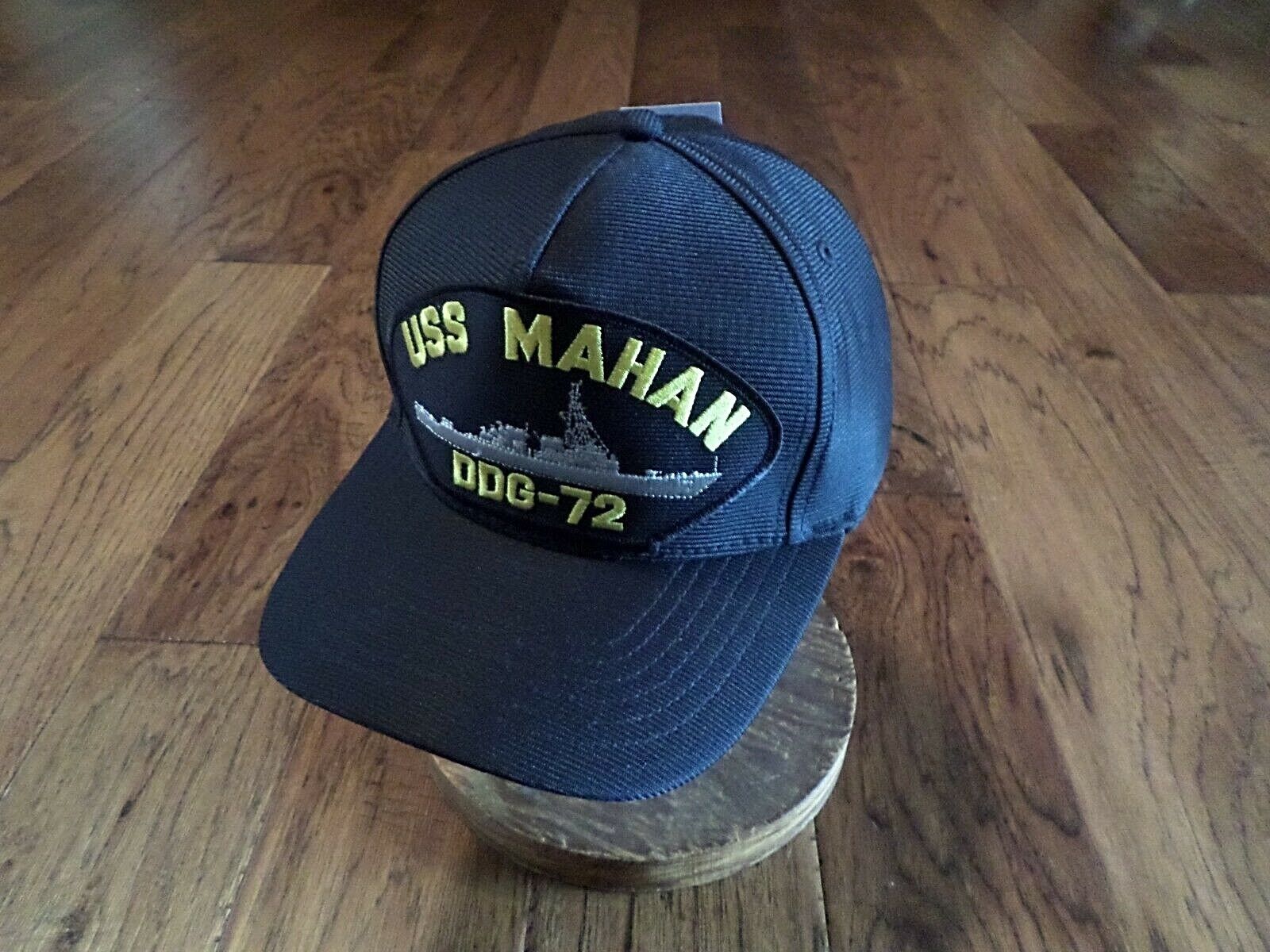 ミリタリーキャップ　部隊帽　DDG72 アメリカ海軍USS MAHAN USS MAHAN DDG-72 U.S NAVY SHIP HAT OFFICIAL MILITARY BALL CAP U.S