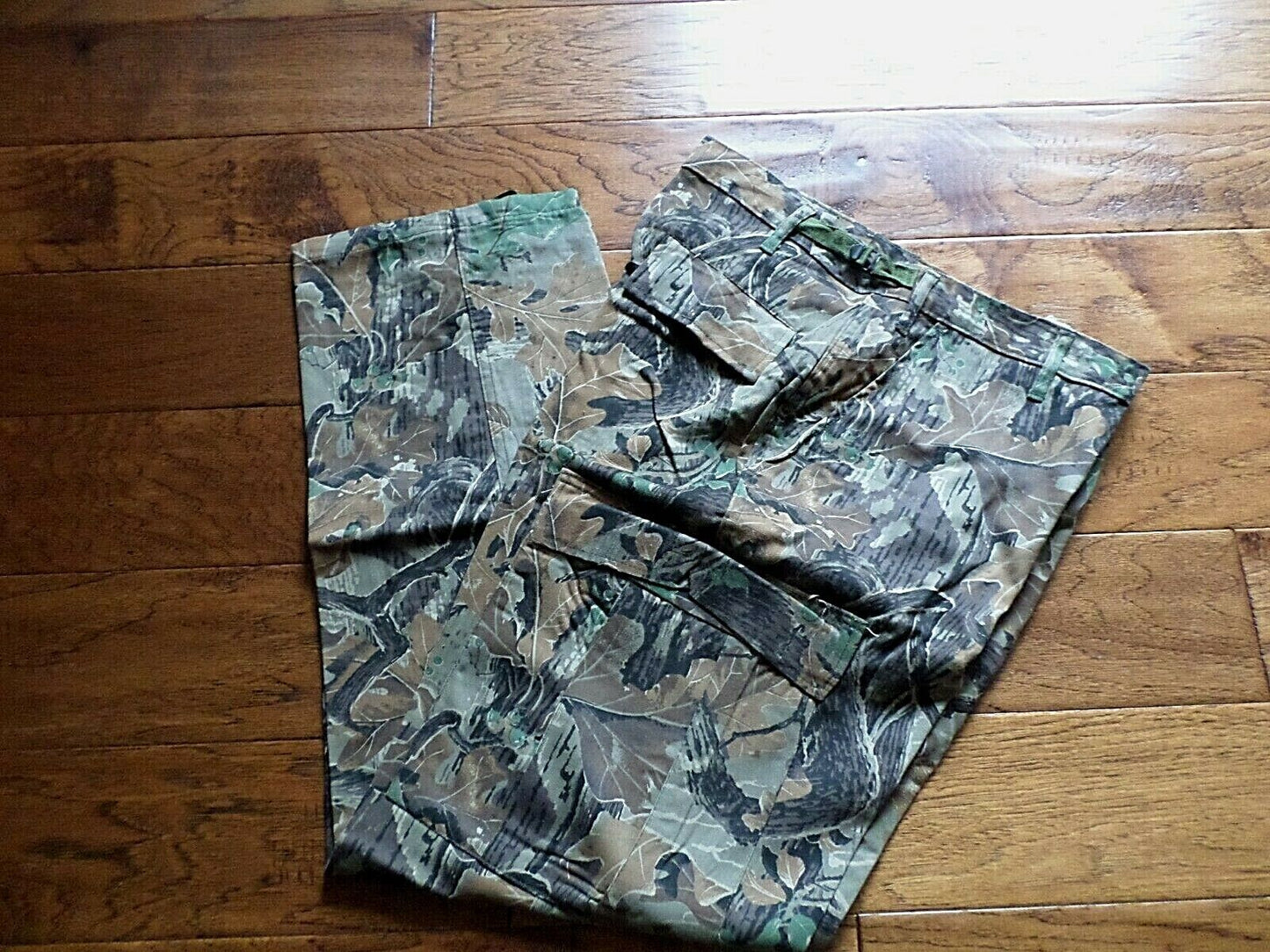 FRONTLINE CAMOUFLAGE HUNTING BDU PANTS 6 POCKET FATIGUE TROUSERS USA MADE