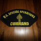 U.S SPECIAL OPERATIONS COMMAND HAT PATCH U.S.A MADE ARMY NAVY USMC AIR FORCE