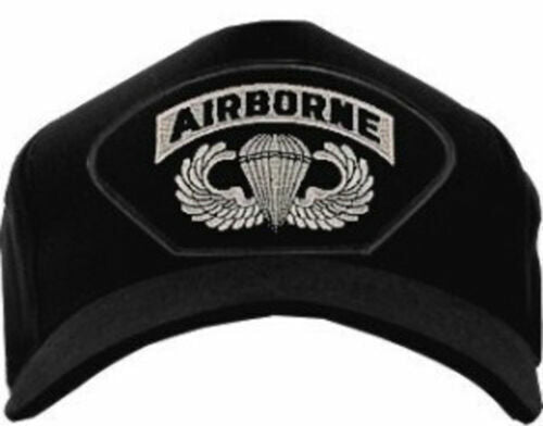 U.S MILITARY ARMY JUMP WINGS AIRBORNE HAT OFFICIAL BALL CAP U.S.A MADE