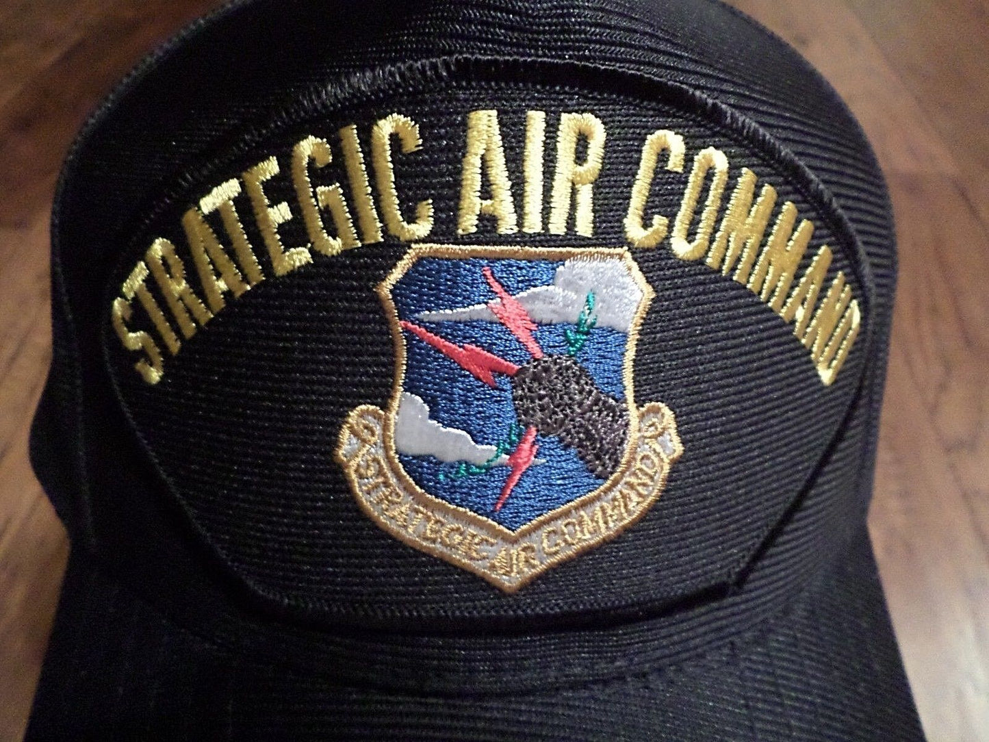 U.S AIR FORCE SAC MILITARY HAT OFFICIAL BALL CAP STRATEGIC AIR COMMAND USA MADE