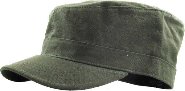 Military Army Style OD Green Combat BDU Hat 100% Cotton BDU Cap