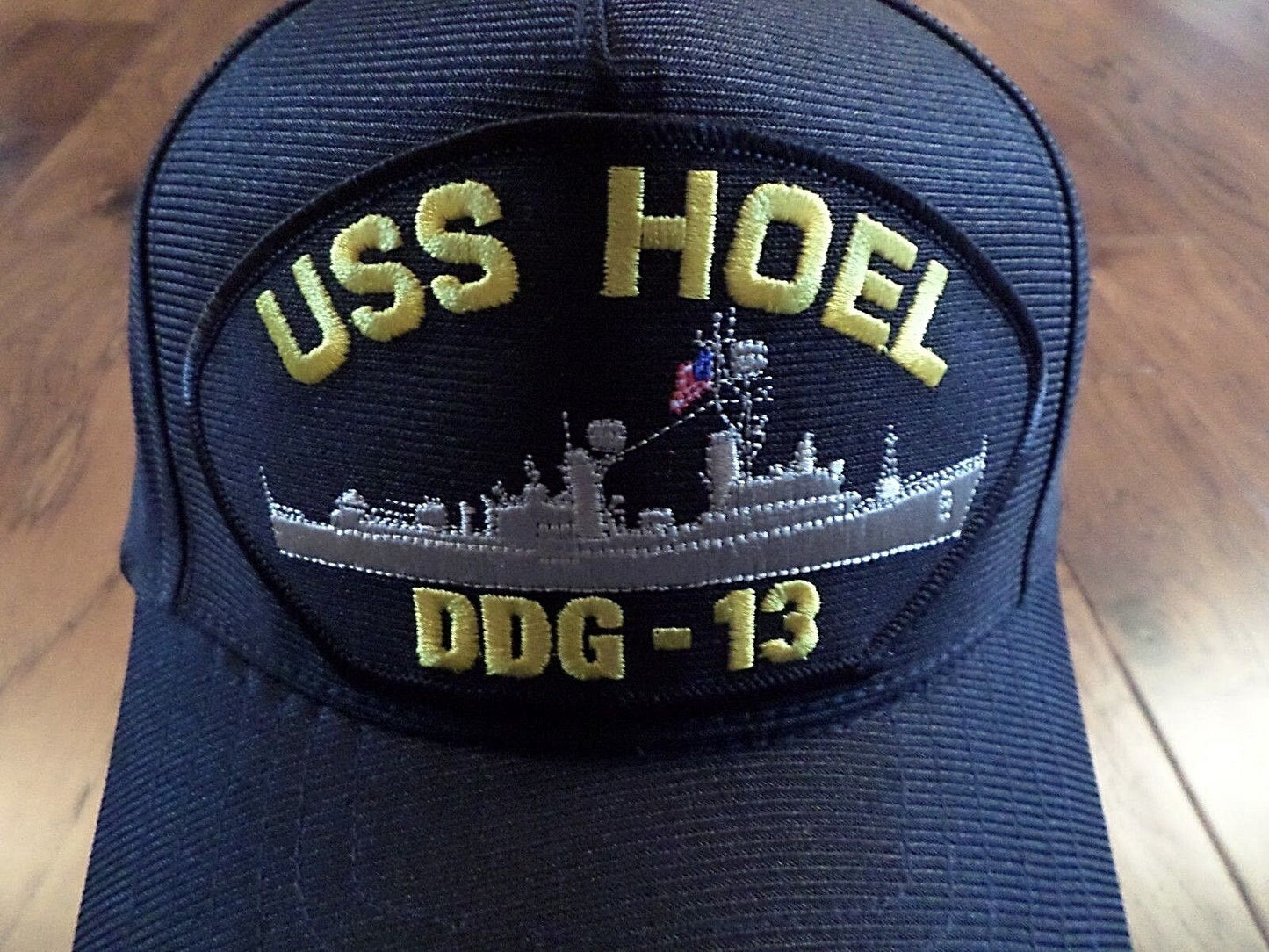 USS HOEL DDG-13 U.S NAVY SHIP HAT U.S MILITARY OFFICIAL BASEBALL CAP U.S.A MADE