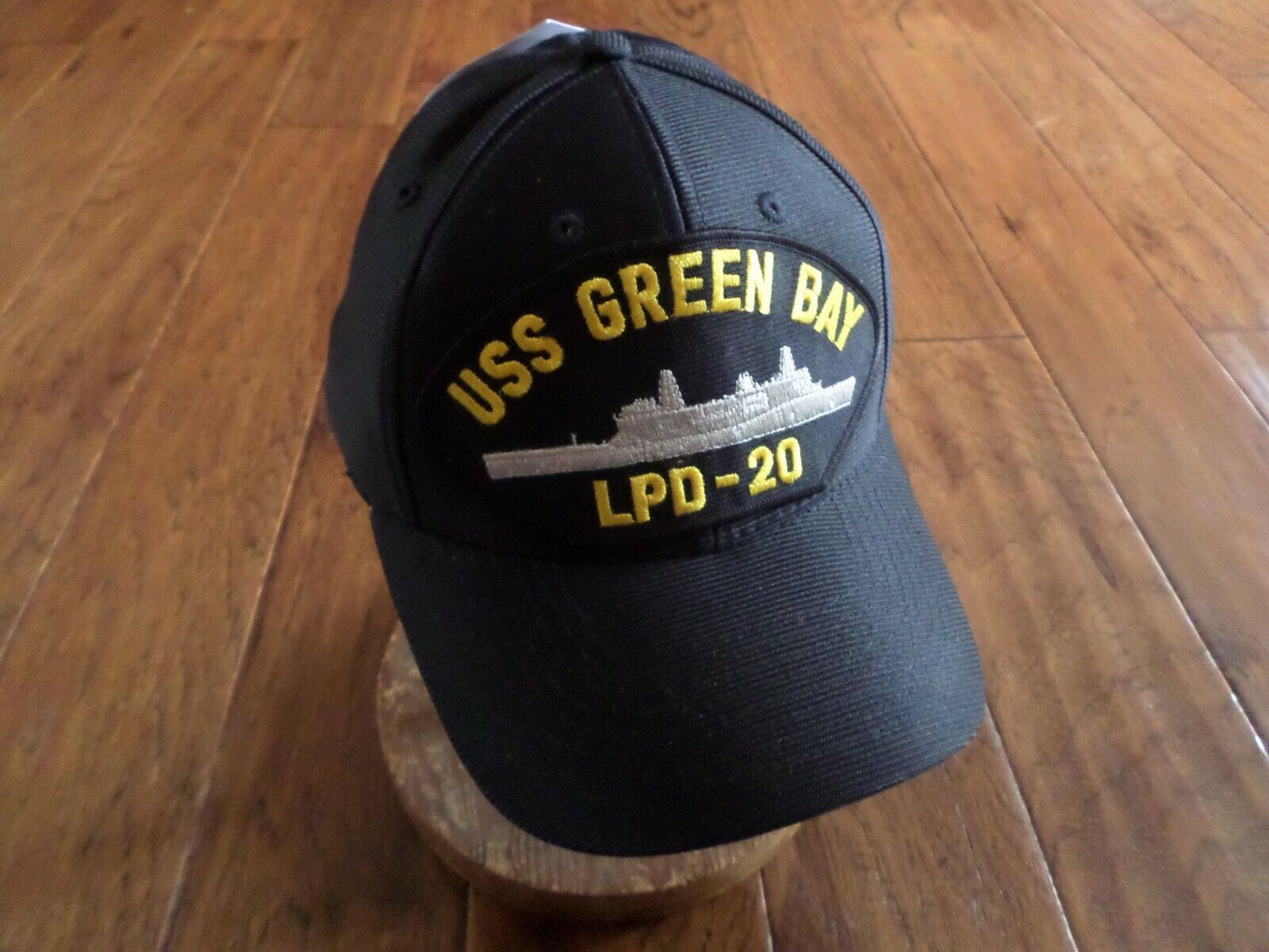 USS GREEN BAY LPD-20 NAVY SHIP HAT U.S MILITARY OFFICIAL BALL CAP U.S.A MADE