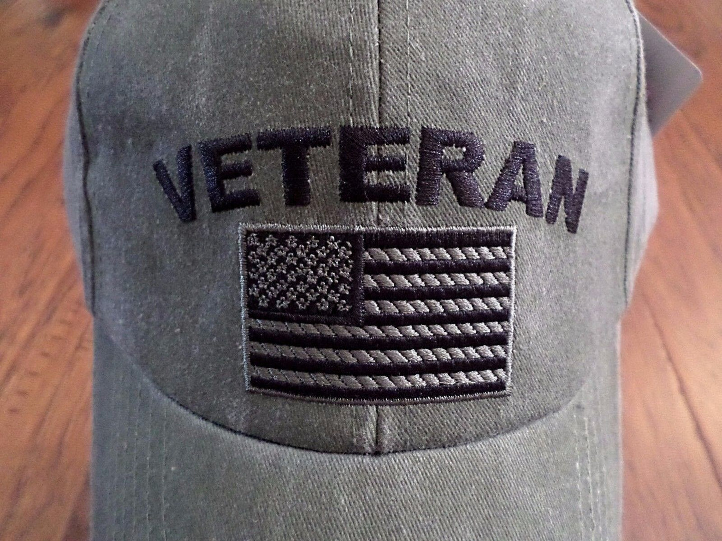 U.S MILITARY VETERAN HAT U.S AMERICAN FLAG EMBROIDERED BALL CAP STONEWASHED