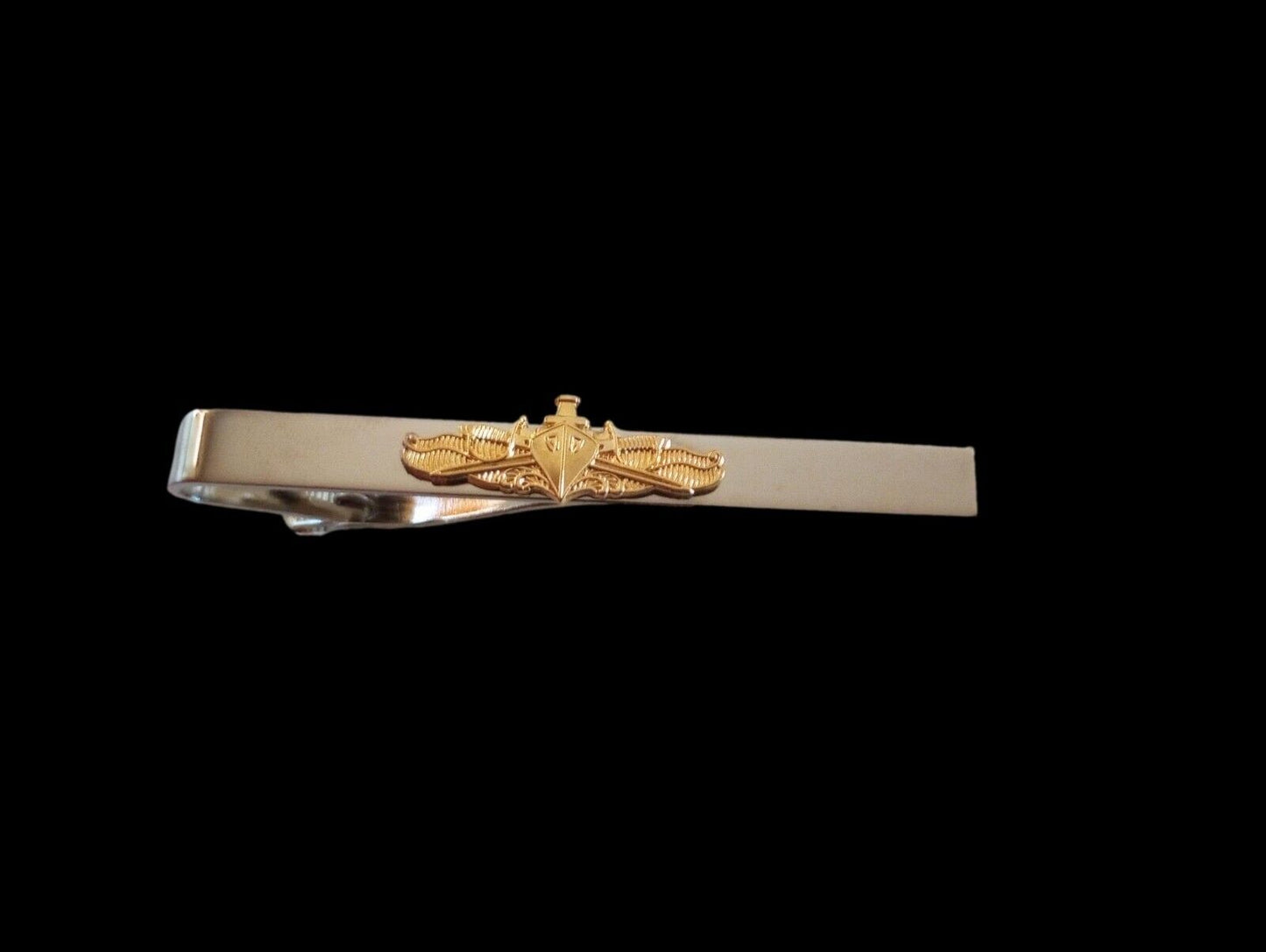 U.S MILITARY NAVY GOLD OFFICERS SURFACE WARFARE TIE BAR U.S.A MADE NEW