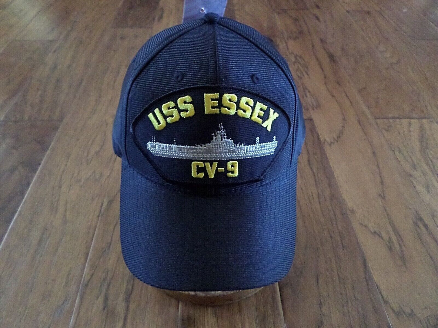 USS ESSEX CV-9 U.S NAVY SHIP HAT OFFICIAL U.S MILITARY BALL CAP U.S.A  MADE