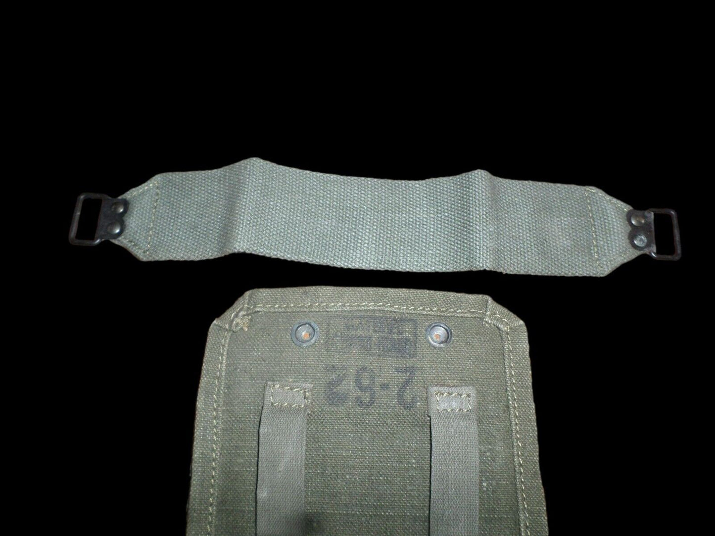 French military mat rifle magazine pouch 5 cell ammo shoulder bag genuine