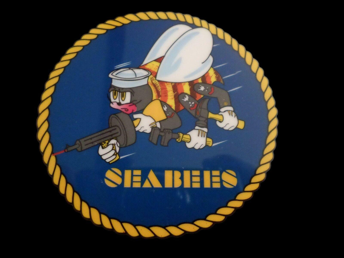 U.S MILITARY NAVY SEABEES WINDOW DECAL STICKER