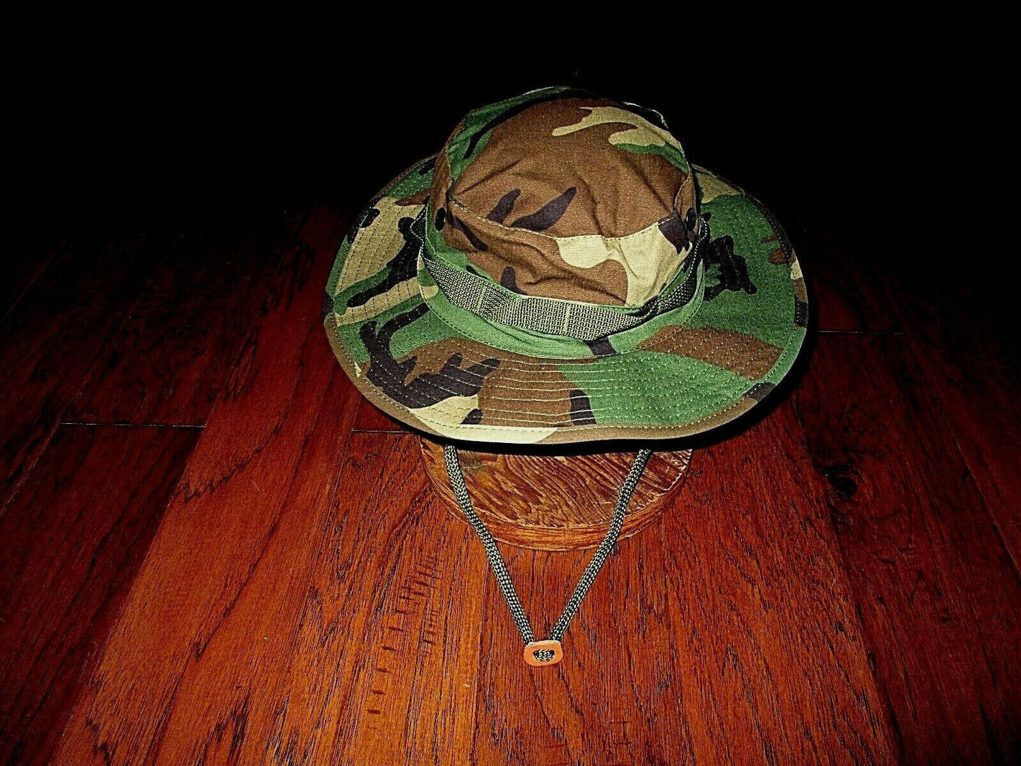 U.S Military Woodland Camouflage Boonie Hat Type II Sun Hot Weather U.S.A Made