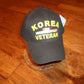 U.S MILITARY KOREA VETERAN HAT MILITARY BALL CAP KOREA WAR VETERAN