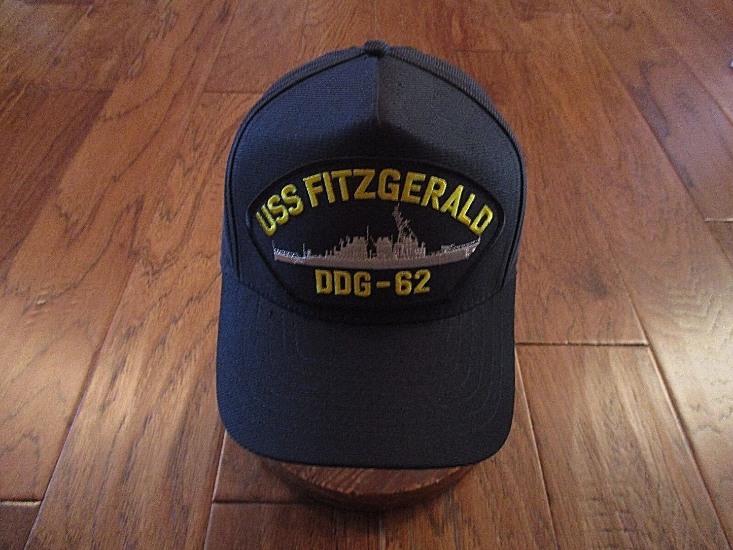 USS FITZGERALD DDG-62 NAVY SHIP HAT U.S MILITARY OFFICIAL BALL CAP U.S.A MADE