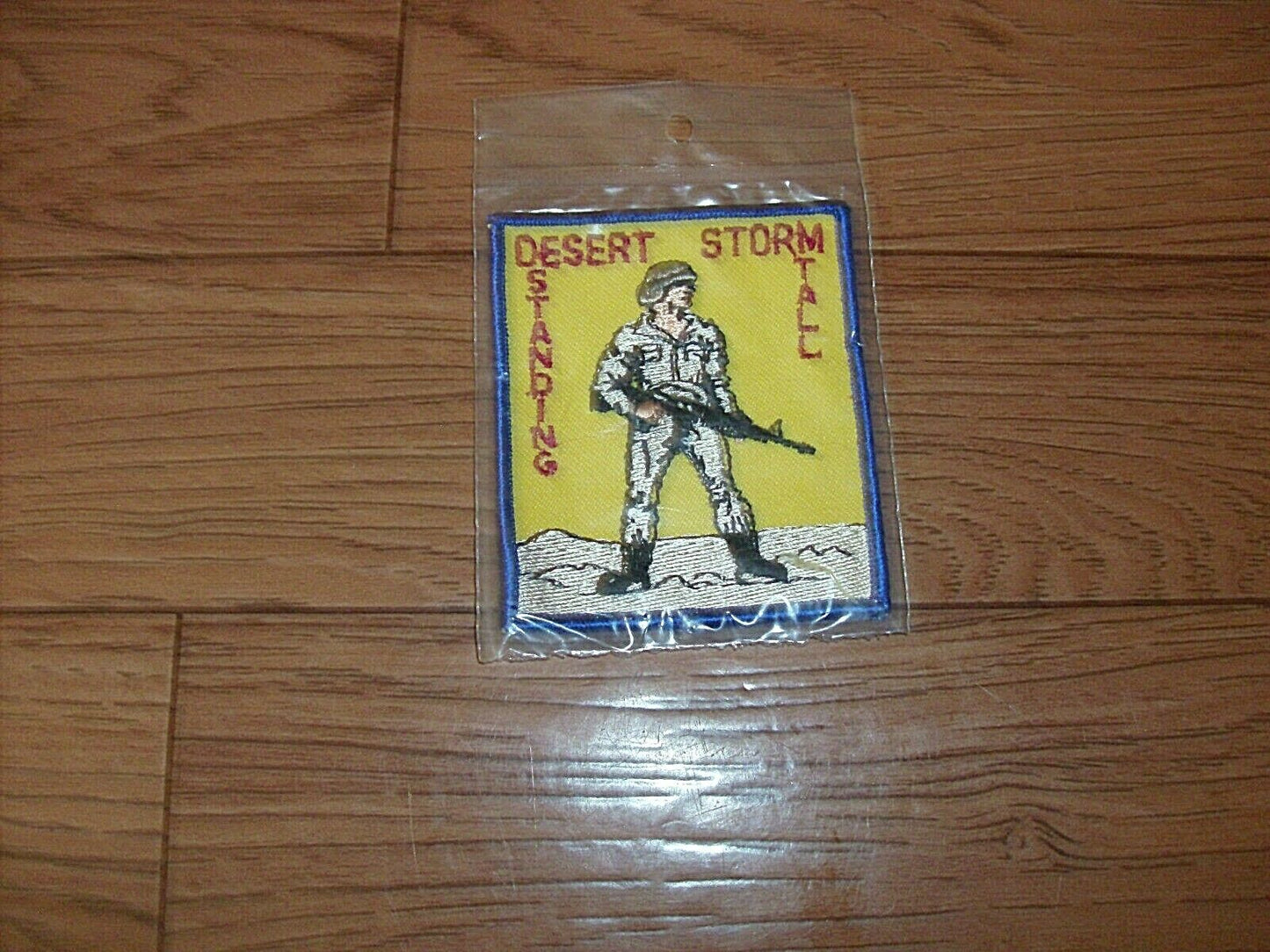 OPERATION DESERT STORM SHOULDER PATCH STANDING TALL U.S ARMY