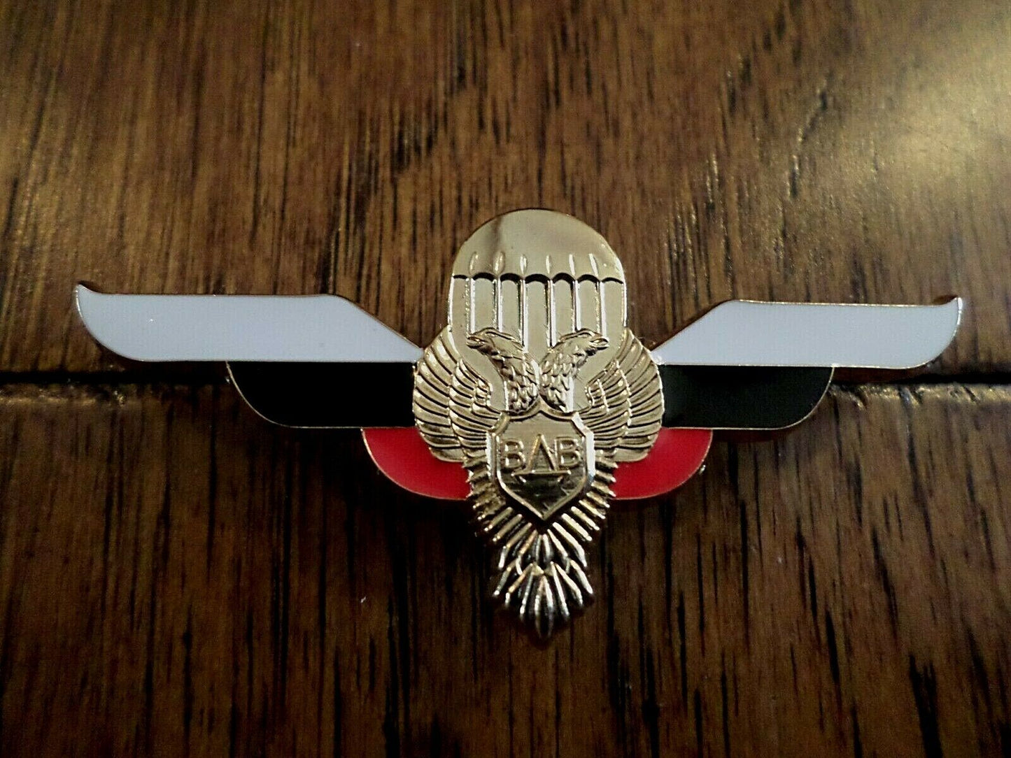 RUSSIAN MILITARY JUMP WINGS BADGE SOVIET PARATROOPER METAL PIN