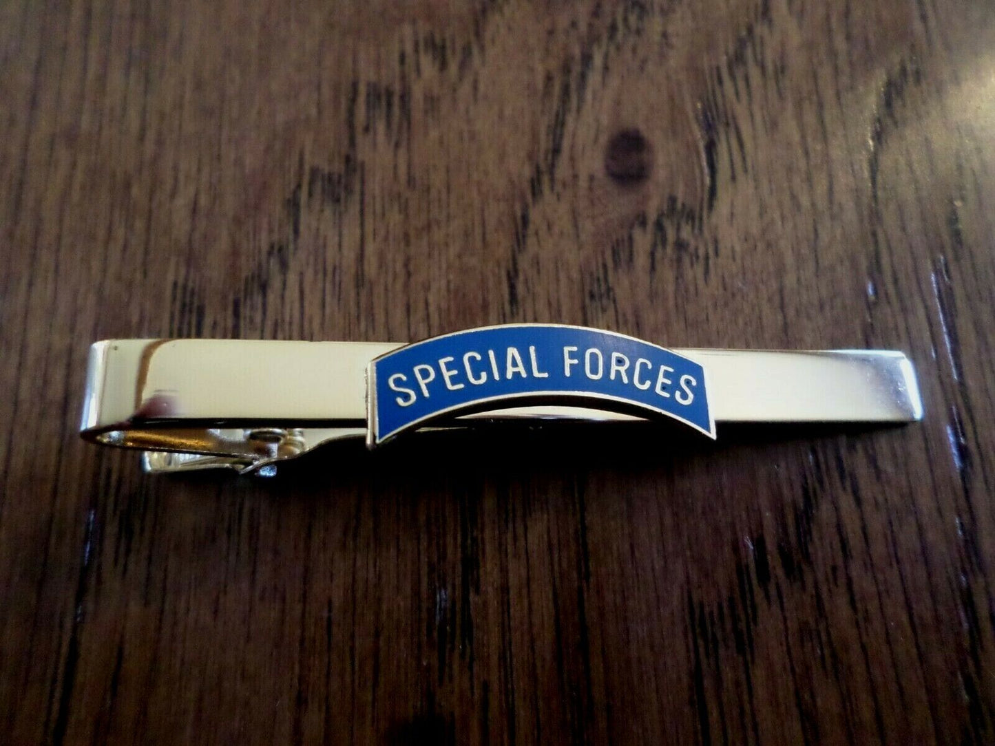 U.S MILITARY ARMY SPECIAL FORCES TIE BAR TIE TAC  CLIP ON U.S.A MADE