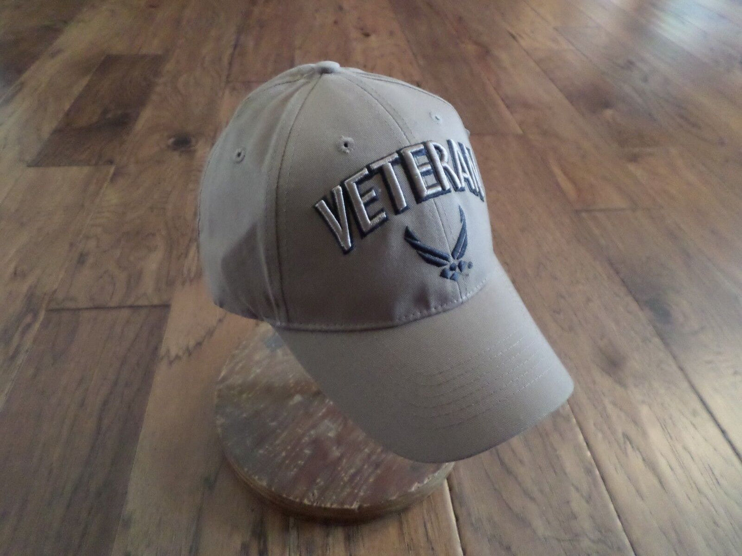 NEW U.S AIR FORCE VETERAN COYOTE BROWN HAT 3D EMBROIDERED OFFICIAL BALL CAP