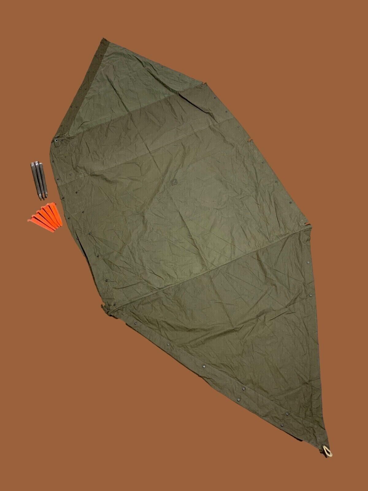 us army pup tent U.S ARMY SHELTER HALF PUP TENT 1/2 TENT NOS MILITARY SURPLUS NEW