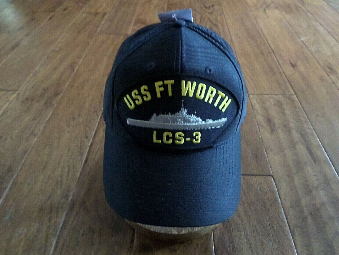 USS FT WORTH LCS-3 NAVY SHIP HAT U.S MILITARY OFFICIAL BALL CAP U.S.A MADE