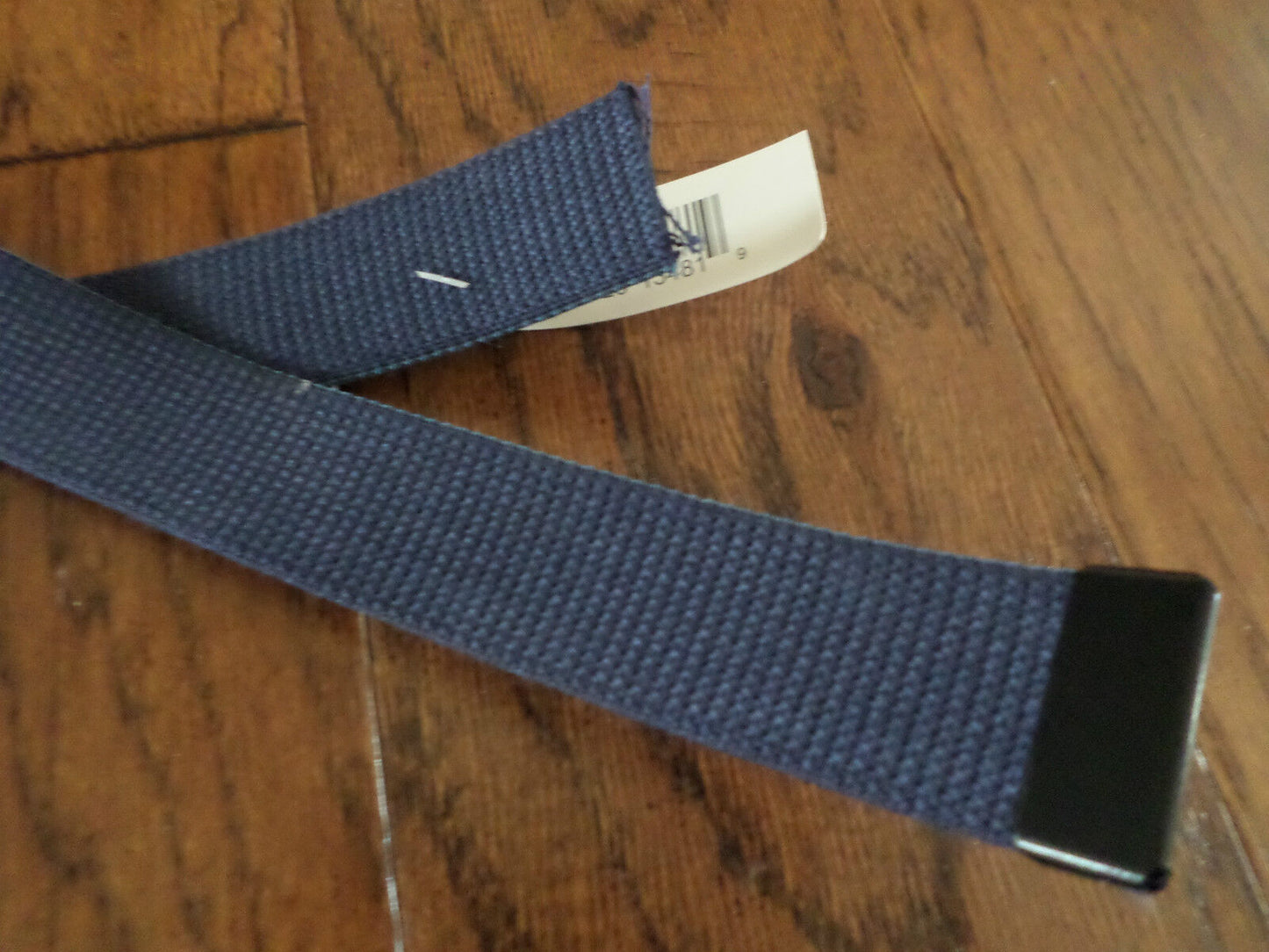 U.S MILITARY ISSUE BLUE WEB  BELT WITH BLACK ROLLER BUCKLE NAVY OR AIR FORCE