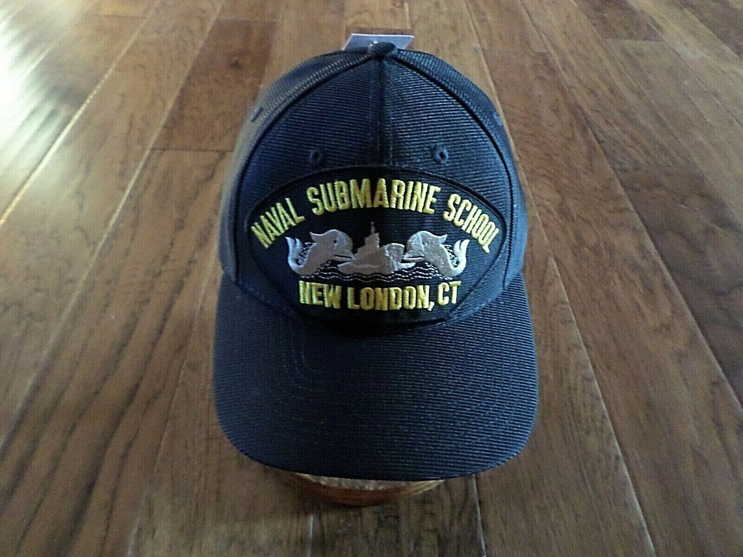 NAVAL SUBMARINE SCHOOL NEW LONDON CT HAT OFFICIAL U.S MILITARY BALL CAP USA MADE