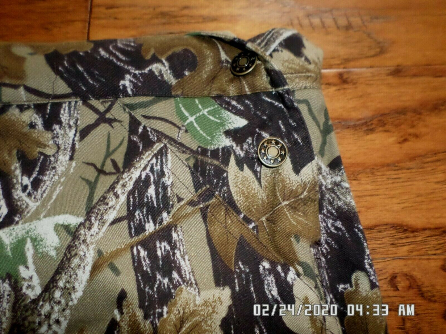 MASTER SPORTSMAN CAMOUFLAGE BIBS OVERALLS HUNTING NEW IN BAGS SIZE X-LARGE