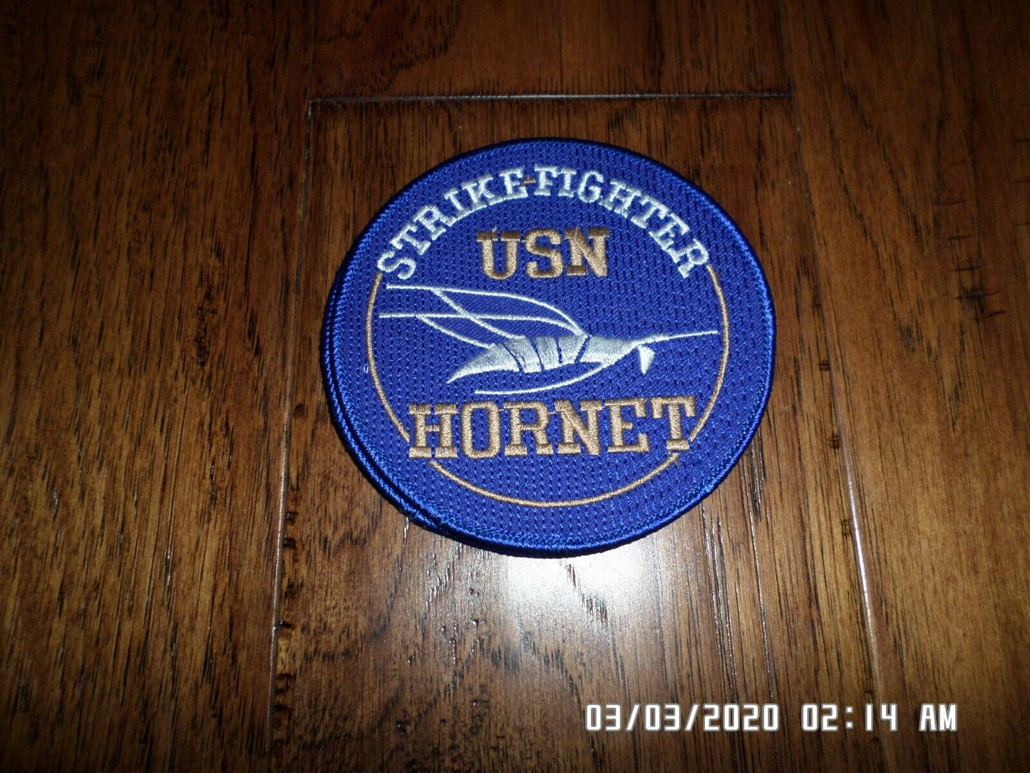 U.S NAVY HORNET STRIKE FIGHTER PATCH USN F/A 18 HORNET NEW 4" X 4"