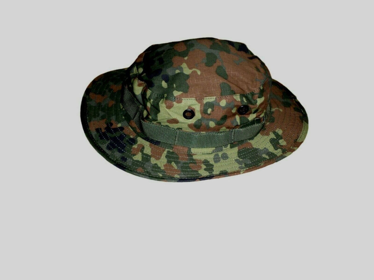 NEW GERMAN FLECKTARN CAMOUFLAGE PATTERN BOONIE HAT 100% RIP-STOP