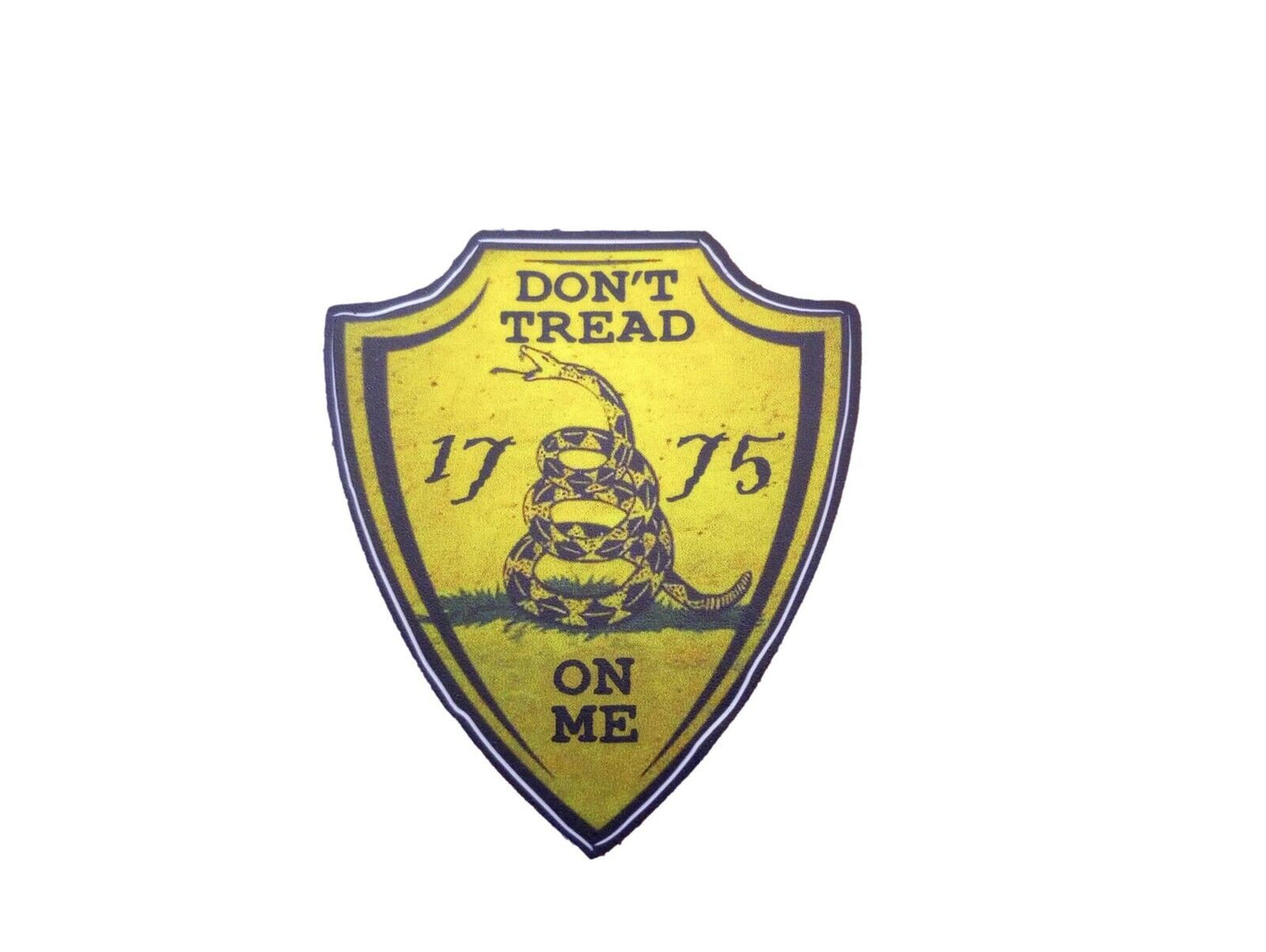 2ND Amendment Don't Tread On Me Window Decal Vinyl Sticker Gadsden Flag