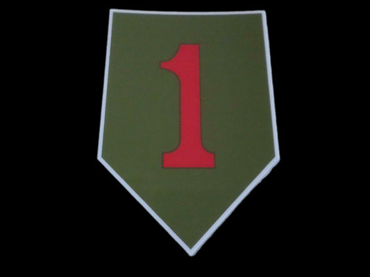 U.S MILITARY ARMY 1ST INFANTRY WINDOW DECAL STICKER BIG RED ONE