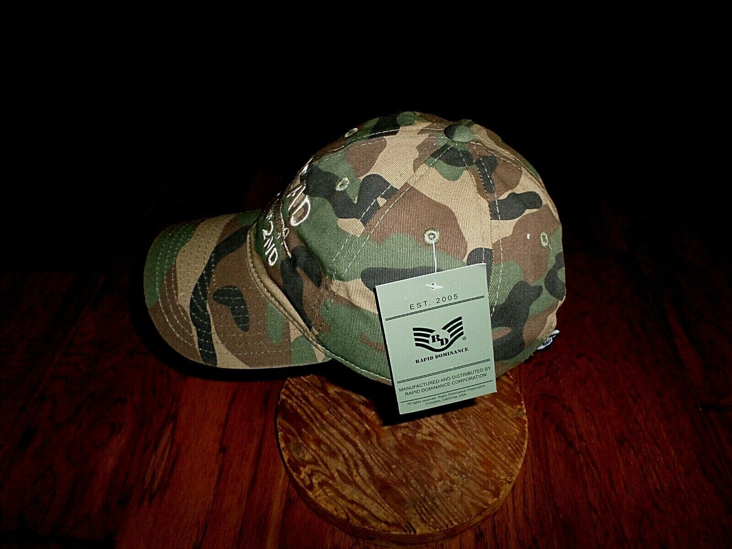 I Plead The 2nd Amendment Hat Embroidered Polo Woodland Camouflage Baseball Cap