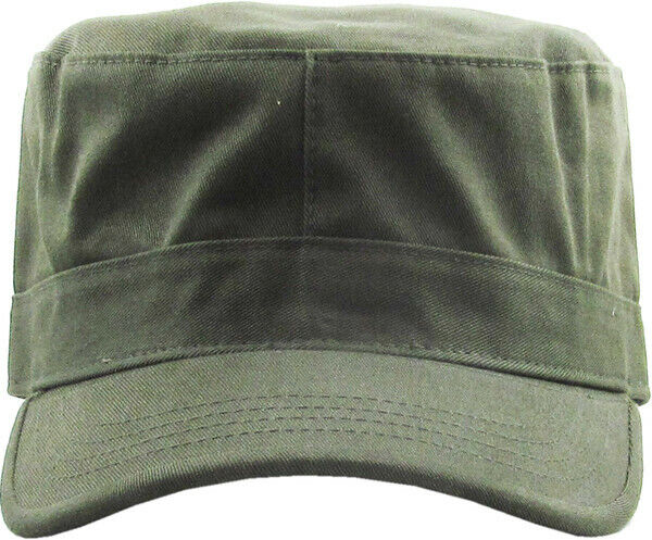 Military Army Style OD Green Combat BDU Hat 100% Cotton BDU Cap