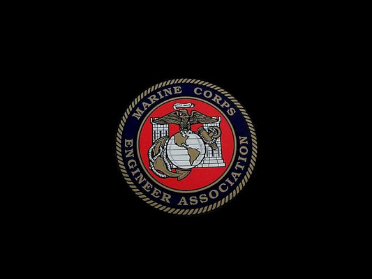 U.S MILITARY MARINE CORPS ENGINEER ASSOCIATION WINDOW DECAL U.S.A MADE EGA