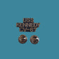 U.S MILITARY NAVY SHIP USS KENNEDY  CV-67 HAT LAPEL PIN CLUTCH BACK
