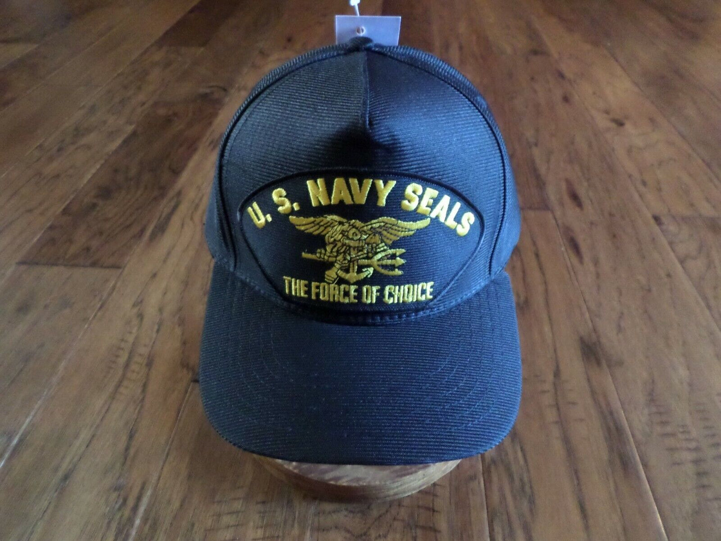 U.S NAVY SEALS FORCE OF CHOICE HAT OFFICIAL MILITARY BALL CAP USA MADE