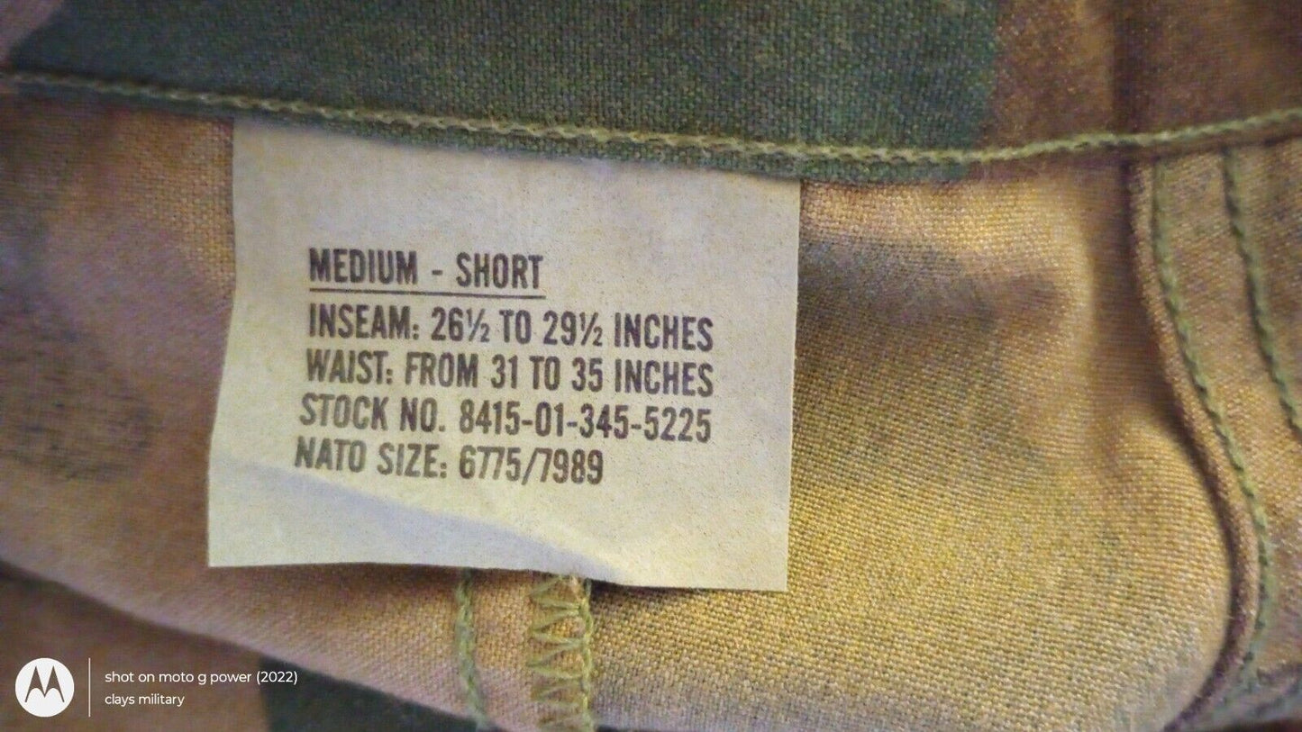 U.S MILITARY AIRCREW COMBAT PANTS WOODLAND CAMOUFLAGE BDU TROUSER CAMOUFLAGE