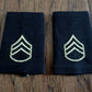U.S MILITARY SHOULDER EPAULETS ARMY STAFF SERGEANT MEN'S UNIFORM RANK NEW