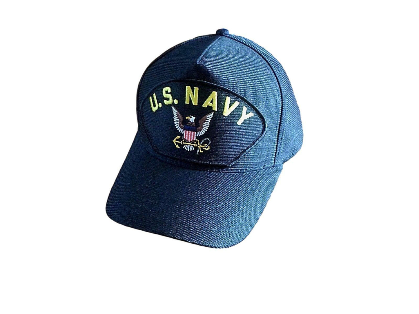 U.S MILITARY NAVY EMBROIDERED HAT U.S MILITARY OFFICIAL BALL CAP U.S.A MADE