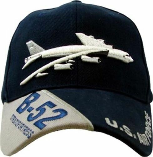 AIR FORCE B-52 BOMBER STRATOFORTRESS HAT EMBROIDERED U.S MILITARY BALL CAP