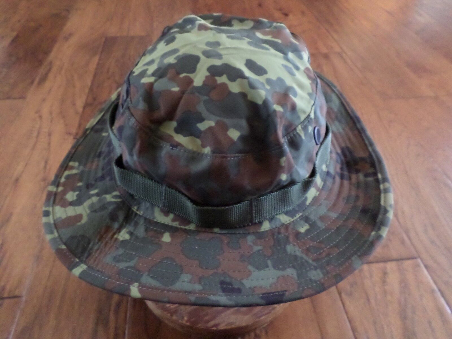 NEW GERMAN FLECKTARN CAMOUFLAGE TRILAM BOONIE HAT SIZE LARGE