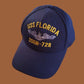 USS FLORIDA SSGN-728 HAT SUBMARINE DIRECT EMBROIDERED U.S NAVY BALL CAP USA MADE