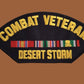 U.S MILITARY DESERT STORM COMBAT VETERAN HAT PATCH US MADE NEW IN BAGS