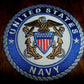 NEW U.S.MILITARY NAVY EMBROIDERED PATCH UNITED STATES NAVY 4" X 4"