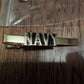 U.S MILITARY NAVY TIE BAR OR TIE TAC CLIP ON TYPE U.S NAVY OFFICIAL PRODUCT