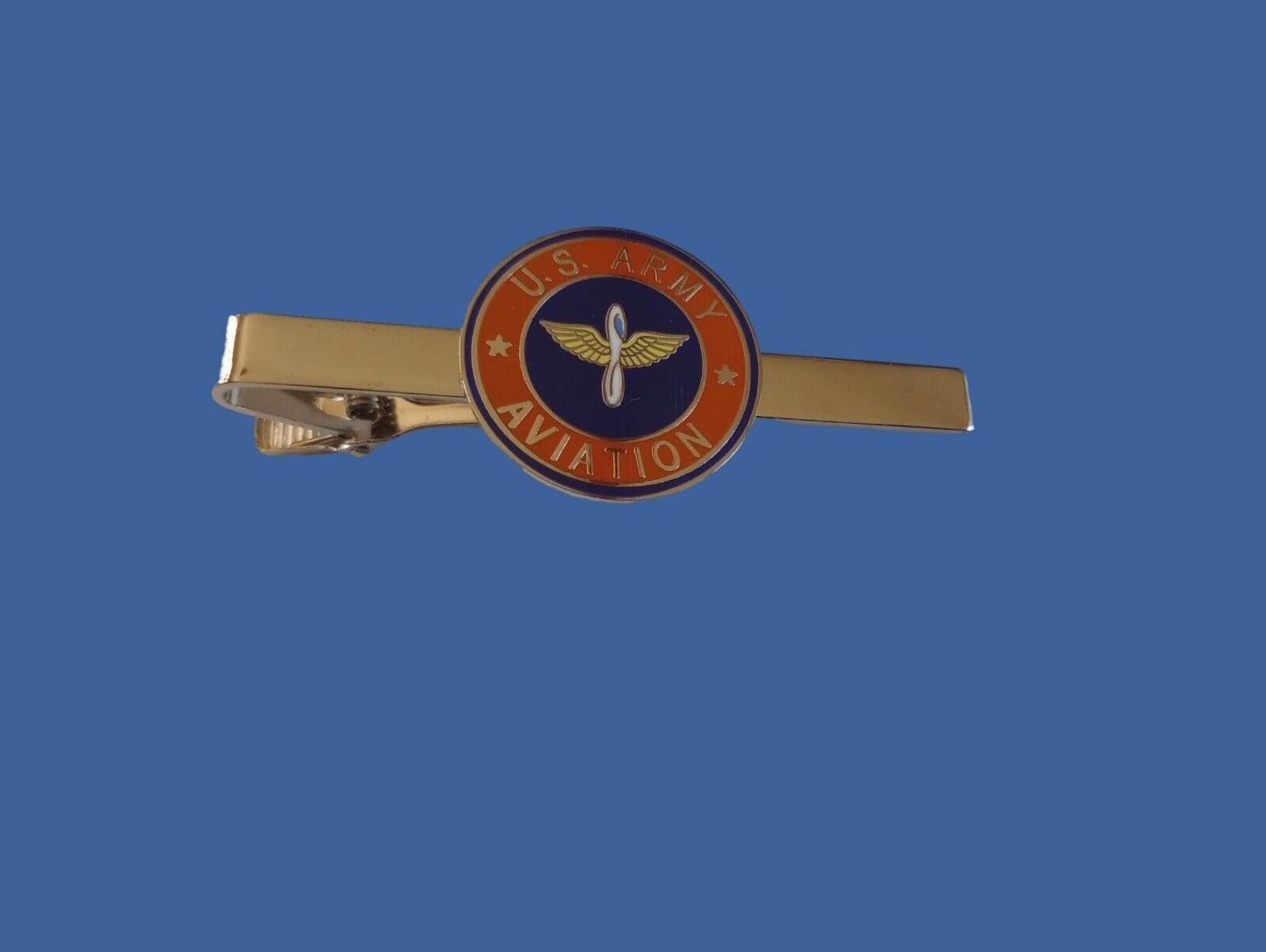 U.S MILITARY ARMY AVIATION TIE BAR OR TIE TAC CLIP ON TYPE