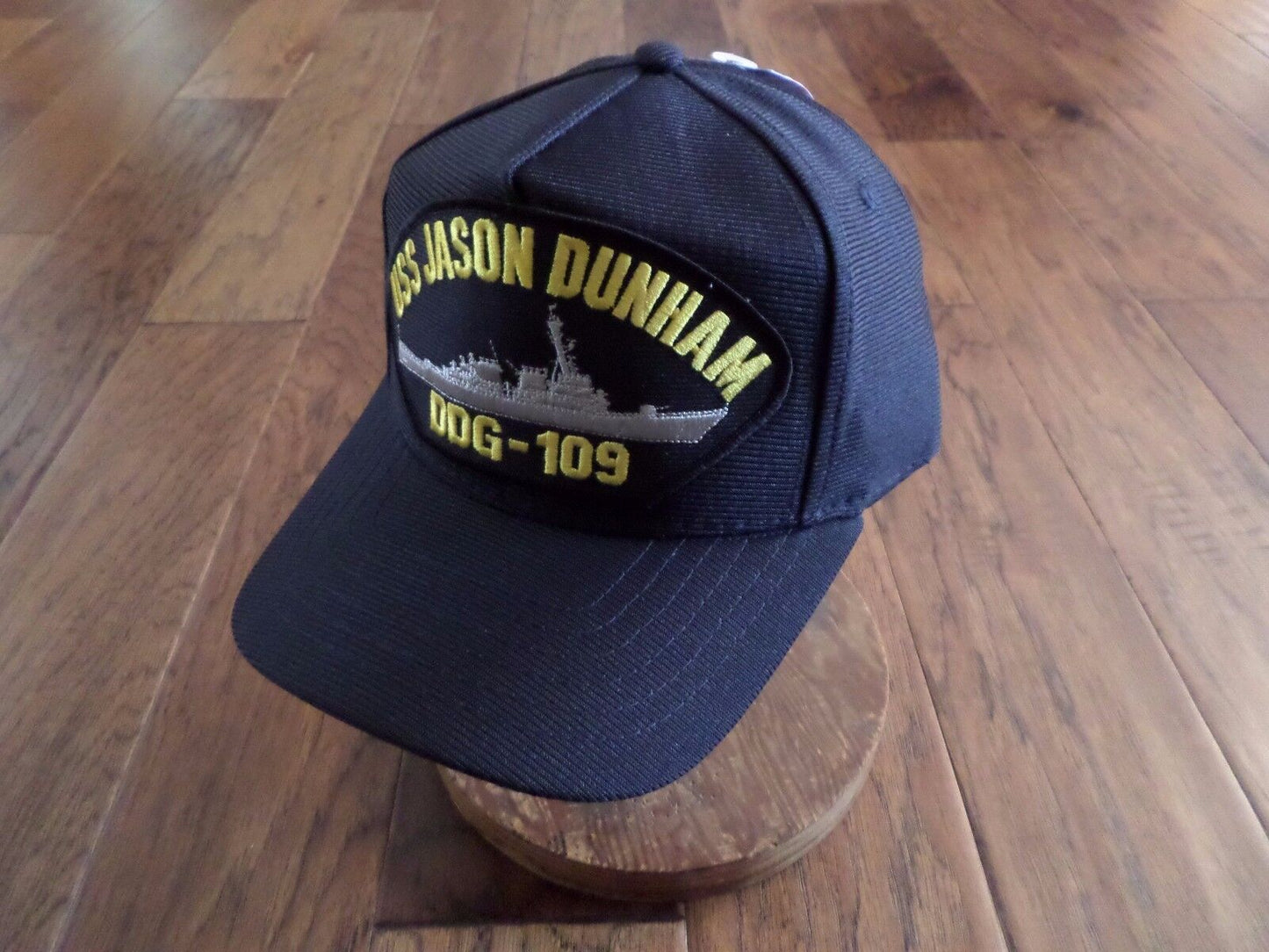 USS JASON DUNHAM DDG-109 NAVY SHIP HAT U.S MILITARY OFFICIAL BALL CAP U.S.A MADE