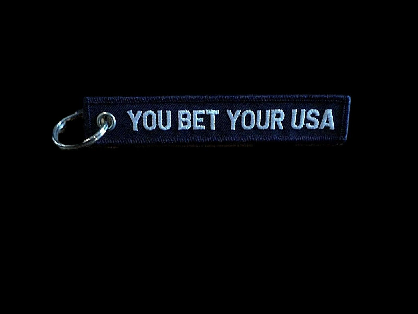 U.S MILITARY AIR FORCE KEY CHAIN KEY FOB 5 1/2" X 1" INCHES YOU BET YOUR USA